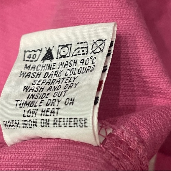 Girls Mini Boden pink corduroy skirt with flowers. Size 9-10. - Picture 6 of 6